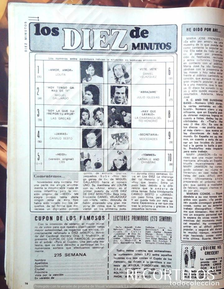 Coleccionismo cromos antiguos: mocedades julio iglesias miguel gallardo lolita flores las grecas camilo sesto mocedades nathalie a