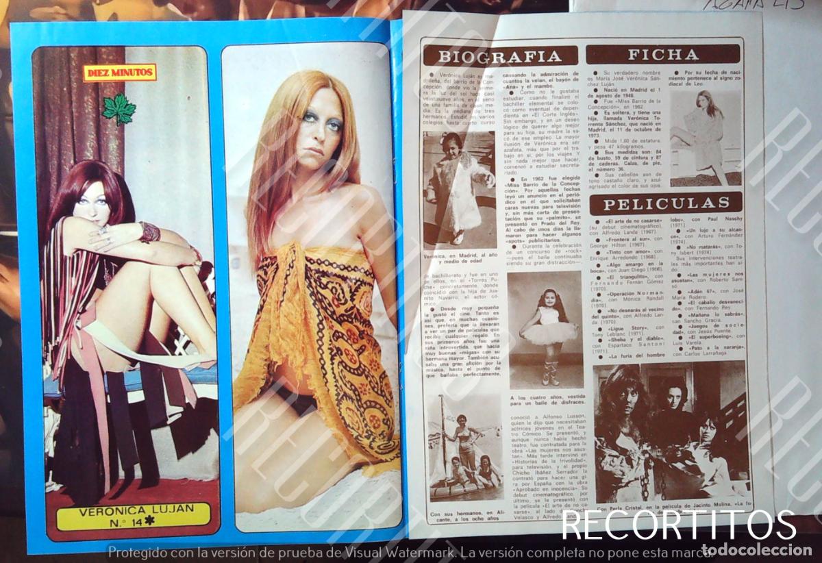 Coleccionismo cromos antiguos: veronica lujan sex poster top secret en diez minutos