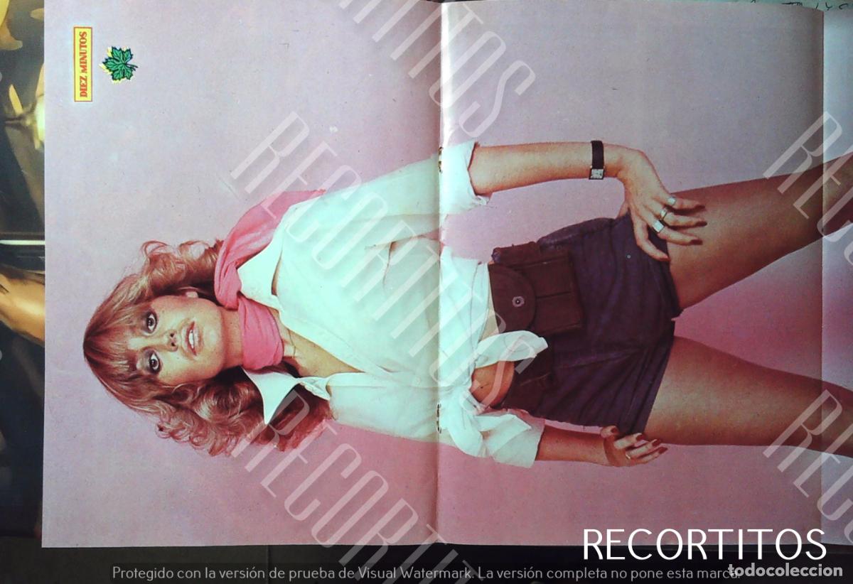 Coleccionismo cromos antiguos: veronica lujan susan george poster