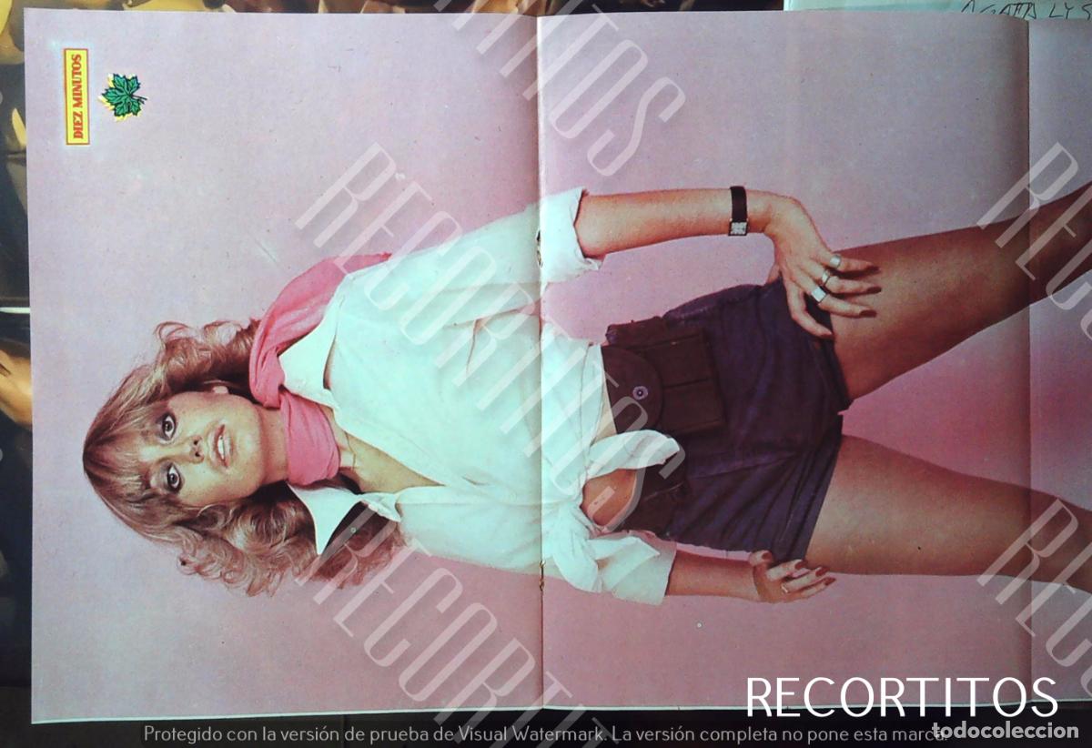 Coleccionismo cromos antiguos: veronica lujan susan george poster