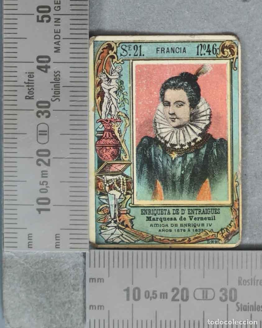Coleccionismo cromos antiguos: FOTOTIPIA. SERIE 21. N 46. MUJERES