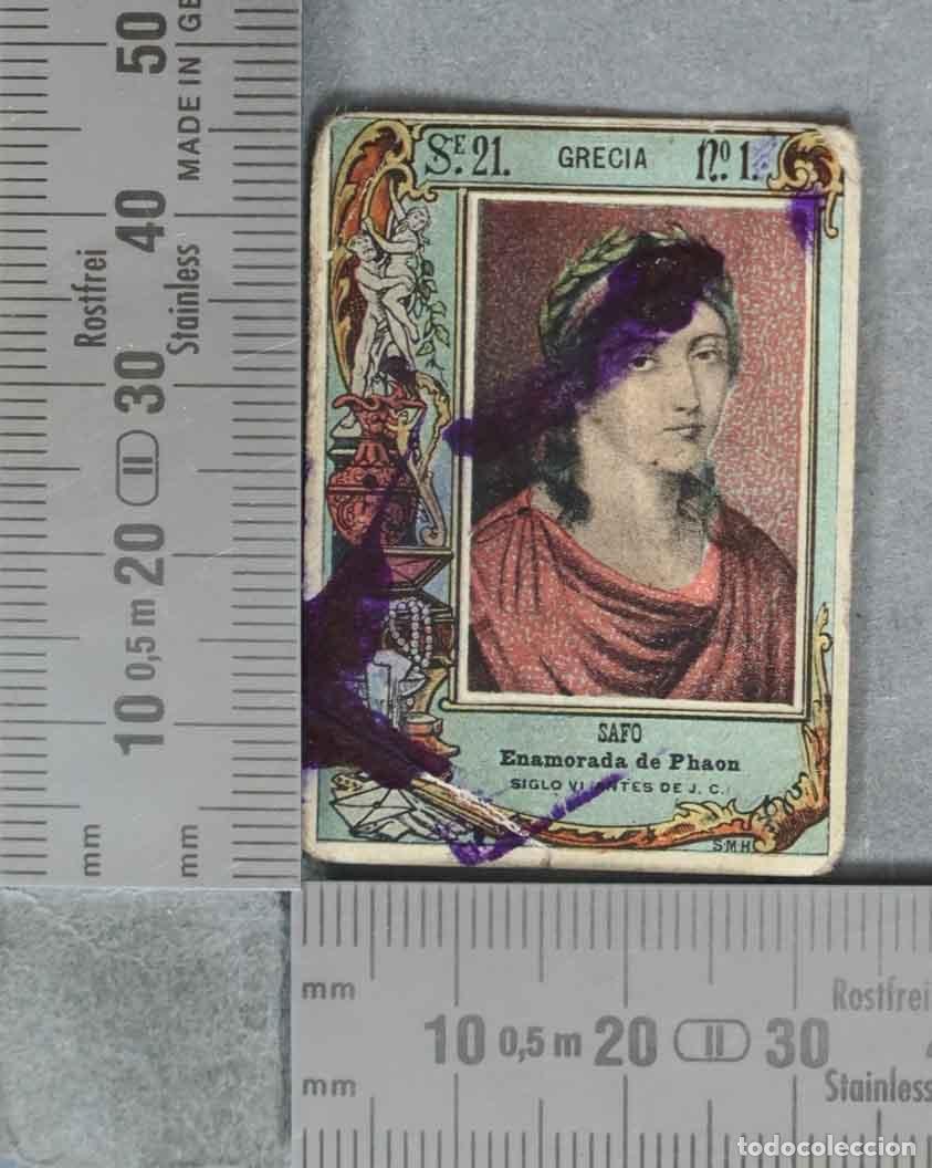 Coleccionismo cromos antiguos: FOTOTIPIA. SERIE 21. N 1. MUJERES