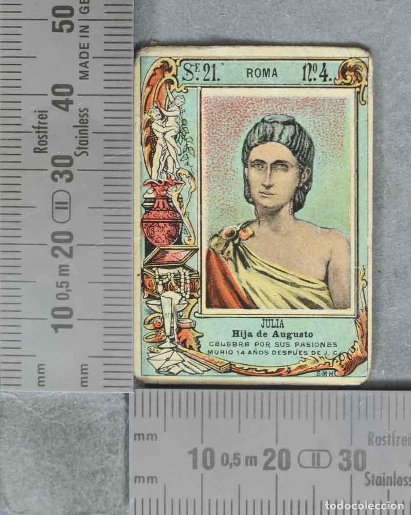 Coleccionismo cromos antiguos: FOTOTIPIA. SERIE 21. N 4. MUJERES