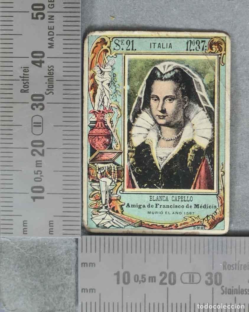 Coleccionismo cromos antiguos: FOTOTIPIA. SERIE 21. N 37. MUJERES