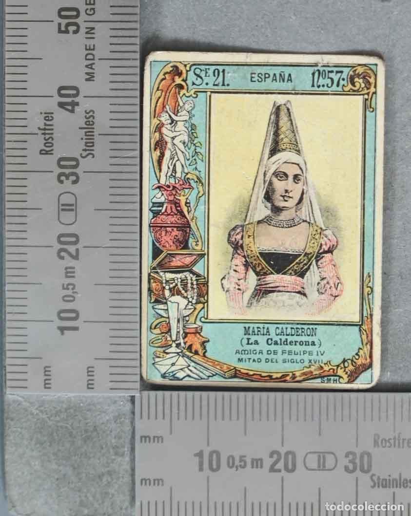 Coleccionismo cromos antiguos: FOTOTIPIA. SERIE 21. N 57. MUJERES