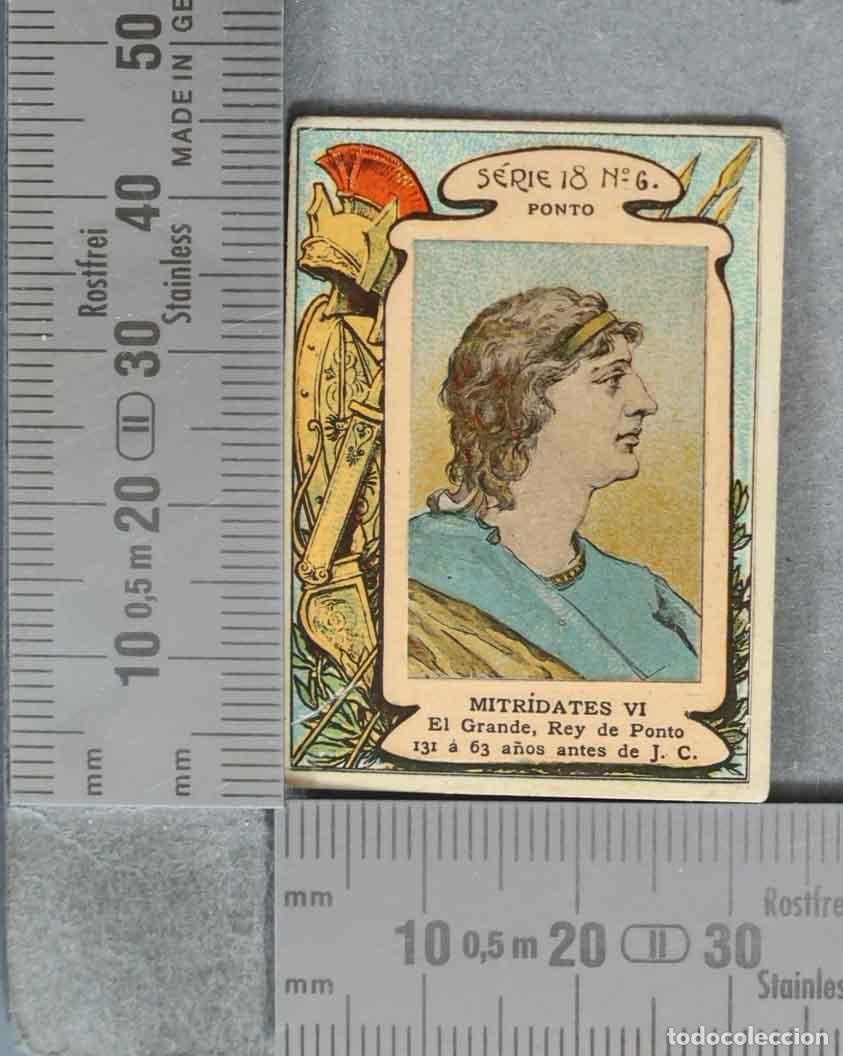 Coleccionismo cromos antiguos: FOTOTIPIA. SERIE 18. N 6