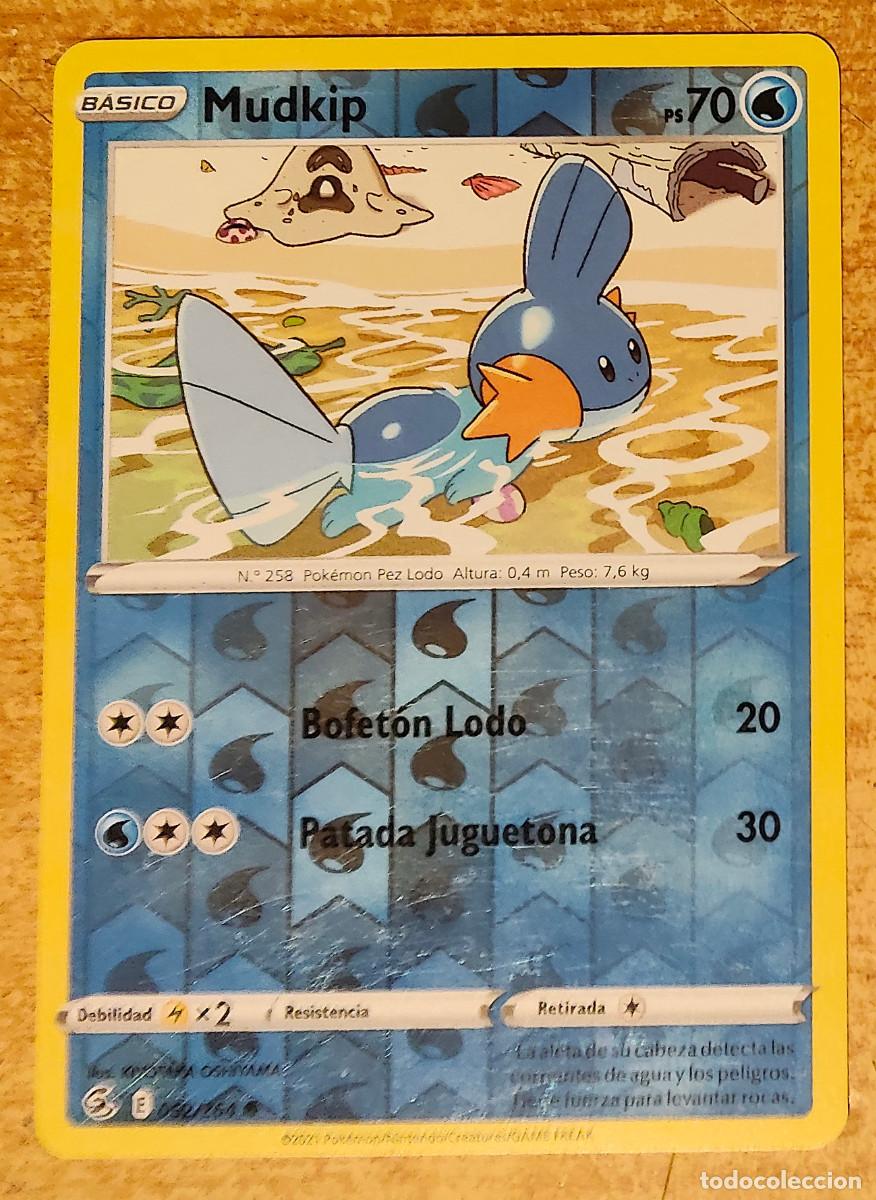 Coleccionismo cromos antiguos: carta pokemon Mudkip #62 Pokemon Fusion Strike Mudkip #62 Pokemon