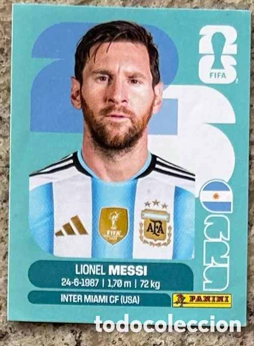Coleccionismo cromos antiguos: MESSI ARG 17 STICKER MUNDIAL 2026 PANINI FIFA WORLD CUP