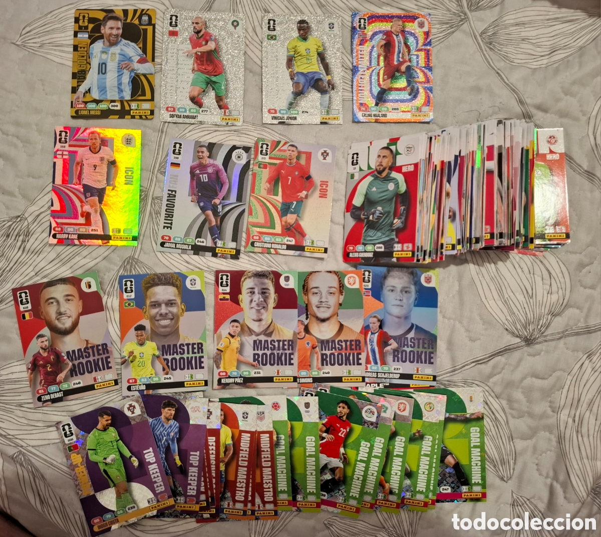Coleccionismo cromos antiguos: Lote 218 cartas sin repetir adrenalyn mundial 2026