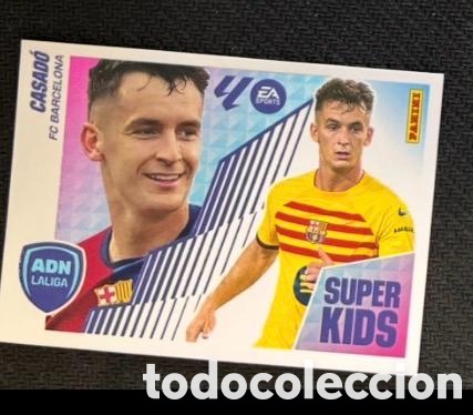 Coleccionismo cromos antiguos: CASADO SUPER KIDS FC BARCELONA STICKER LIGA ESTE 25 26