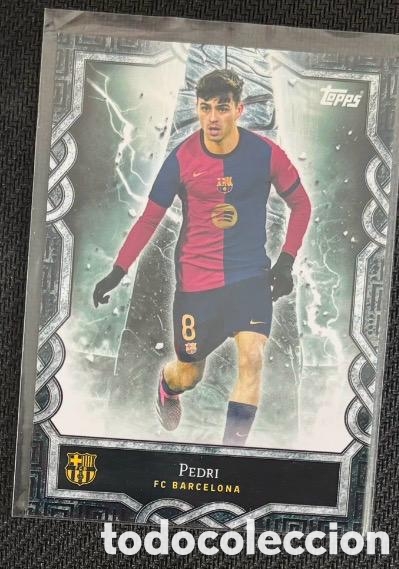 Coleccionismo cromos antiguos: Pedri Topps Monolith FAN SET FC BARCELONA