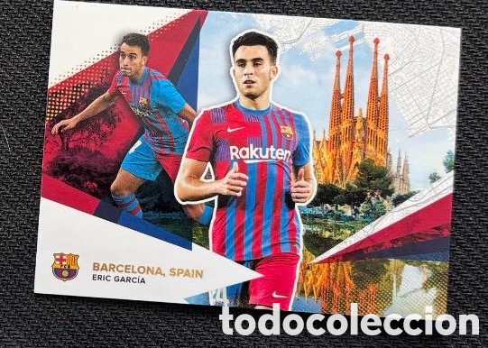 Coleccionismo cromos antiguos: ERIC GARCIA 2021-22 Topps FC Barcelona Team Set Card City