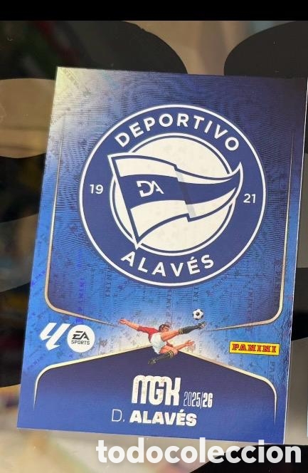 Coleccionismo cromos antiguos: ESCUDO ALAVES MGK MEGACRACKS 25 26