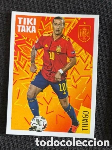 Coleccionismo cromos antiguos: STICKER THIAGO ALCANTARA SELECCI&Oacute;N ESPA&Ntilde;OLA ESPA&Ntilde;A
