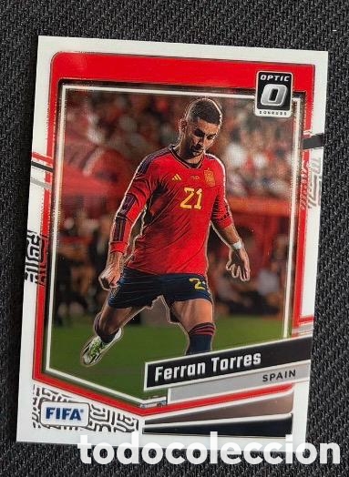 Coleccionismo cromos antiguos: Ferran Torres Optic selecci&oacute;n espa&ntilde;ola Espa&ntilde;a cromo