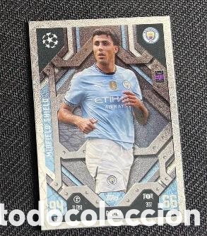 Coleccionismo cromos antiguos: 307 Rodri MIDFIELD SHIELD Card Topps match attax EXTRA 24/25 manchester city
