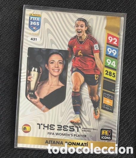 Coleccionismo cromos antiguos: Aitana Bonmati ESPA&Ntilde;A SELECCI&Oacute;N FIFA 365 Adrenalyn XL 2025 431 THE BEST