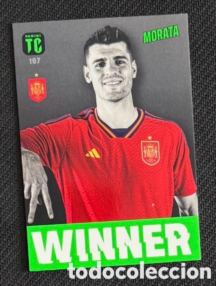Coleccionismo cromos antiguos: MORATA ESPA&Ntilde;A SELECCION Panini Top Class 2025 Winner