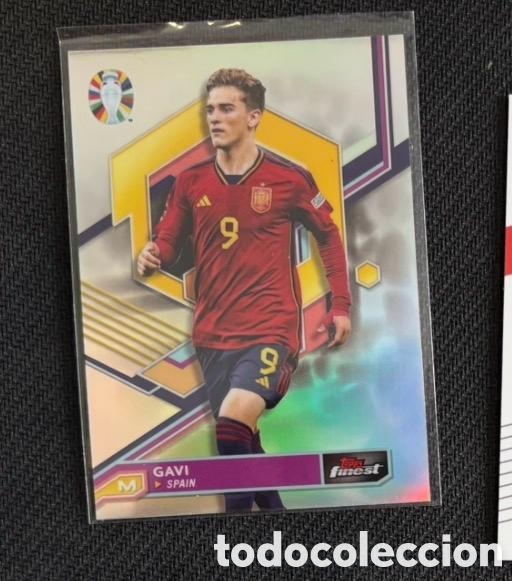 Coleccionismo cromos antiguos: GAVI ESPA&Ntilde;A 2023 Topps Finest Road to UEFA Euro 2024