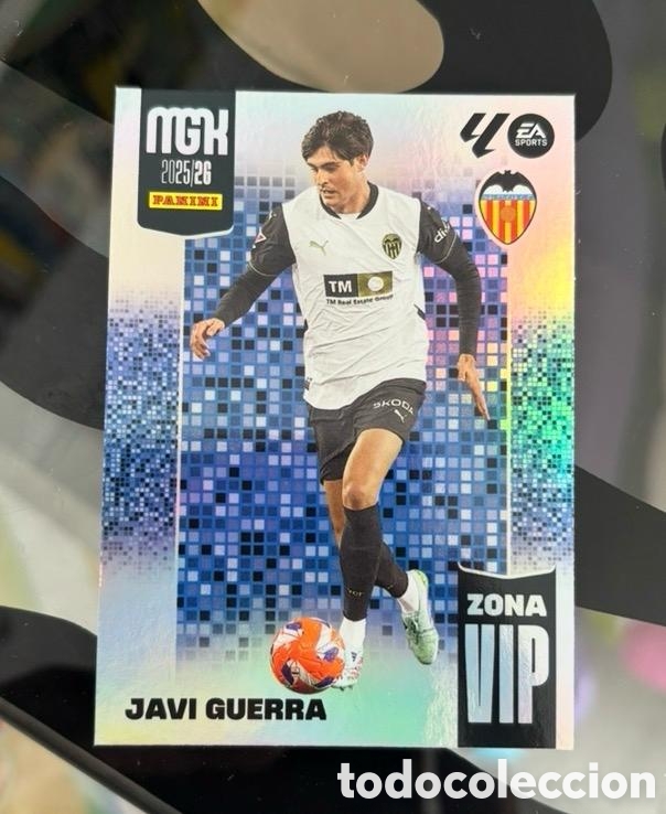 Coleccionismo cromos antiguos: JAVI GUERRA VALENCIA ZONA VIP MGK MEGACRACKS 25 26