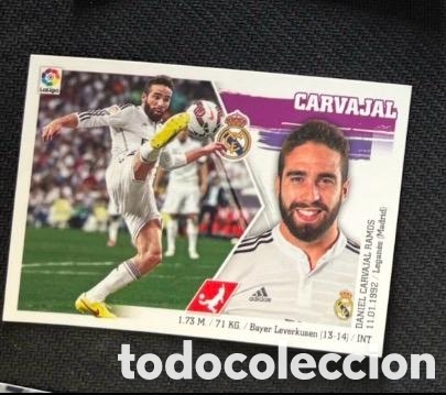 Coleccionismo cromos antiguos: CARVAJAL REAL MADRID CROMO LIGA FUTBOL PANINI Liga Este 15 16