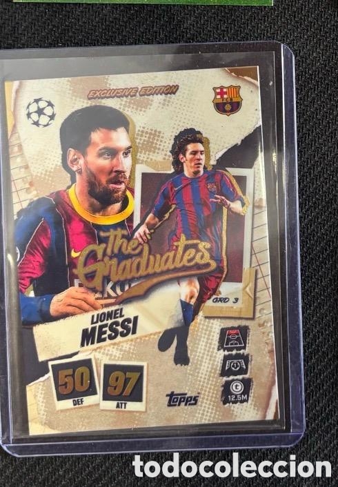 Coleccionismo cromos antiguos: THE GRADUATES LEO MESSI FC BARCELONA Topps Match Attax 2025/26