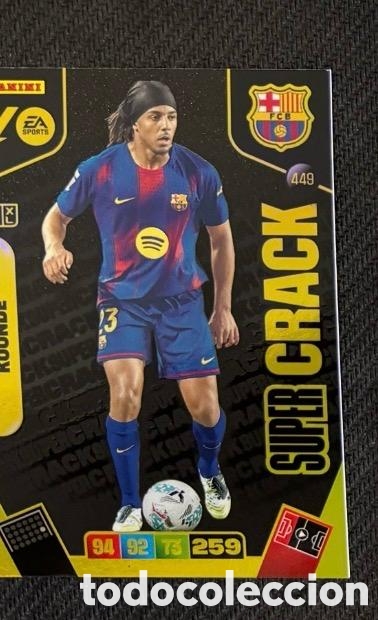 Coleccionismo cromos antiguos: KOUNDE FC BARCELONA SUPERCRACK Panini Adrenalyn XL LaLiga 2025-2026
