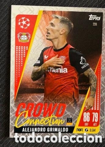 Coleccionismo cromos antiguos: 228 Grimaldo Leverkusen CROWD CONNECTION TOPPS