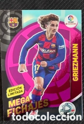Coleccionismo cromos antiguos: GRIEZMANN FC BARCELONA MEGA FICHAJES EDICION LIMITADA Panini Megacracks 2019-20