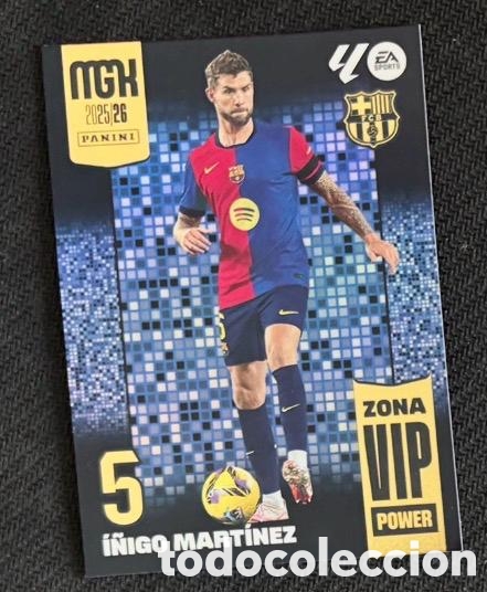 Coleccionismo cromos antiguos: I&Ntilde;IGO MARTINEZ ZONA VIP POWER BARCELONA MGK MEGACRACK 2025 2026
