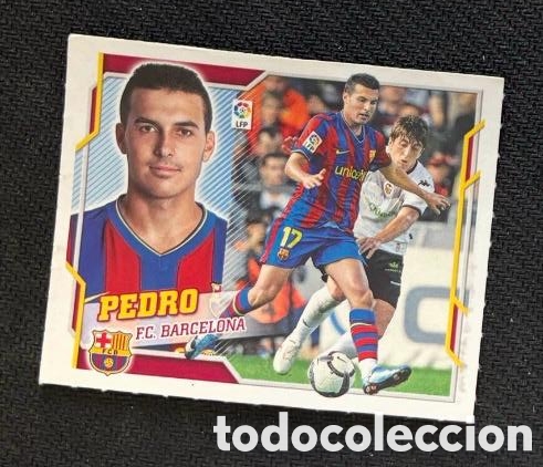 Coleccionismo cromos antiguos: PEDRO FC Barcelona Panini Liga Este 2010-11