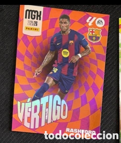 Coleccionismo cromos antiguos: RASHFORD FC BARCELONA VERTIGO MGK MEGACRACKS 25 26