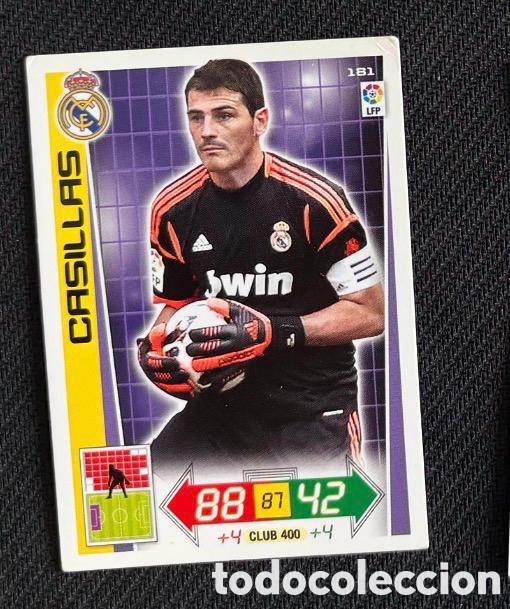 Coleccionismo cromos antiguos: 181 CASILLAS REAL MADRID ADRENALYN 2012 2013