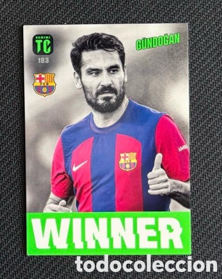 Coleccionismo cromos antiguos: 183 TC GUNDOGAN FC BARCELONA WINNER