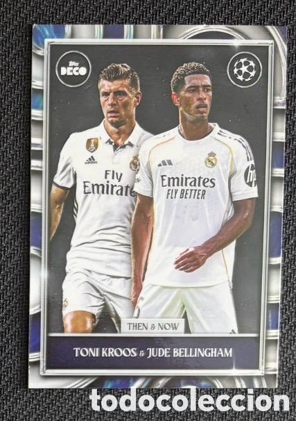 Coleccionismo cromos antiguos: KROOS BELLINGHAM REAL MADRID Topps Deco 25 26