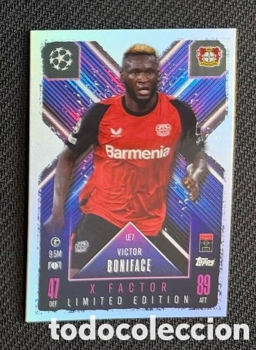 Coleccionismo cromos antiguos: BONIFACE LEVERKUSEN TOPPS 24 25 limited edition edici&oacute;n limitada