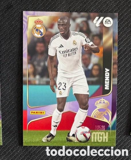 Coleccionismo cromos antiguos: MENDY MGK MEGACRACKS 2025 2026 REAL MADRID