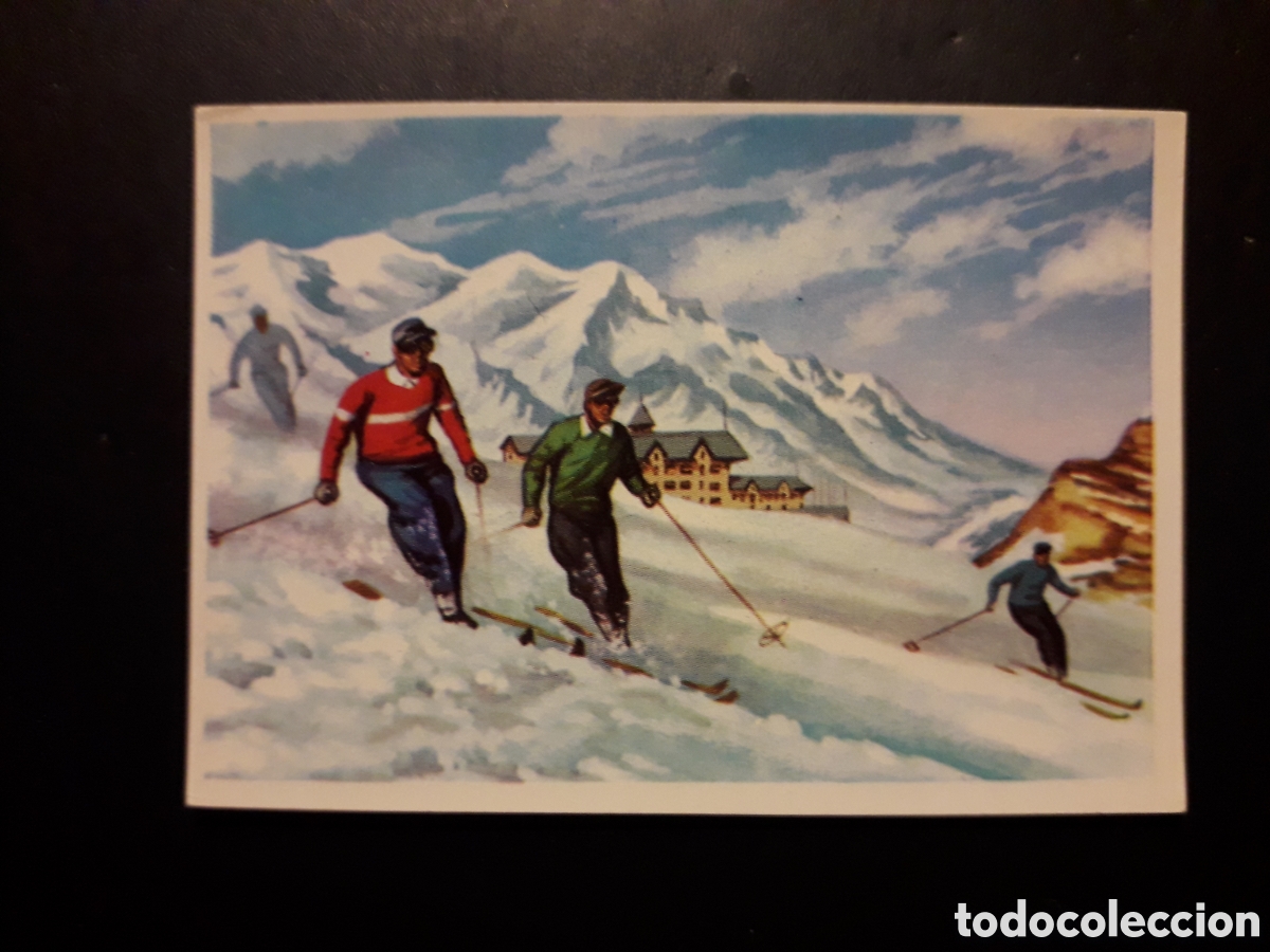 Coleccionismo cromos antiguos: ESQU&Iacute;, CHAMONIX, LA VUELTA AL MUNDO CON BIMBO 1966 N&deg; 222 SIN PEGAR, PEDIDO M&Iacute;NIMO 3&euro;