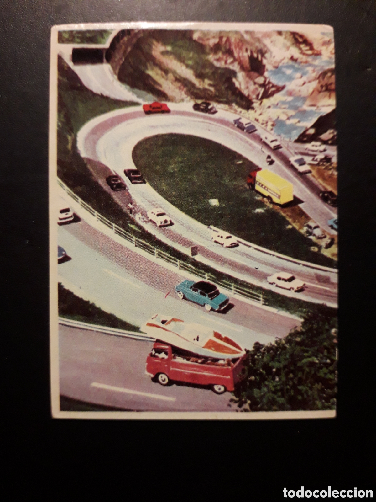 Coleccionismo cromos antiguos: PASO DE SAN GOTARDO, LA VUELTA AL MUNDO CON BIMBO 1966 N&deg; 223 SIN PEGAR, PEDIDO M&Iacute;NIMO 3&euro;