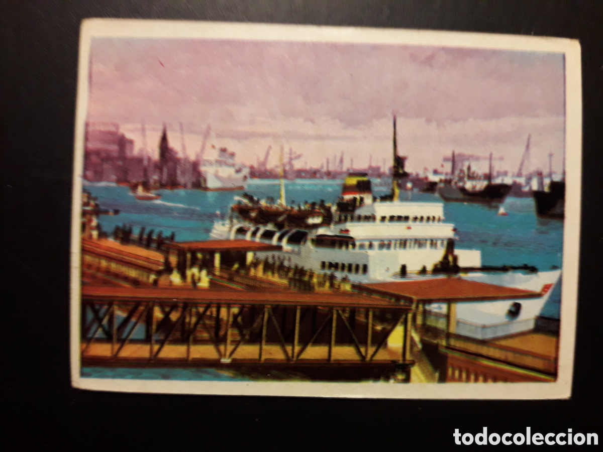 Coleccionismo cromos antiguos: PUERTO DE HAMBURGO, LA VUELTA AL MUNDO CON BIMBO 1966 N&deg; 230 SIN PEGAR, PEDIDO M&Iacute;NIMO 3&euro;