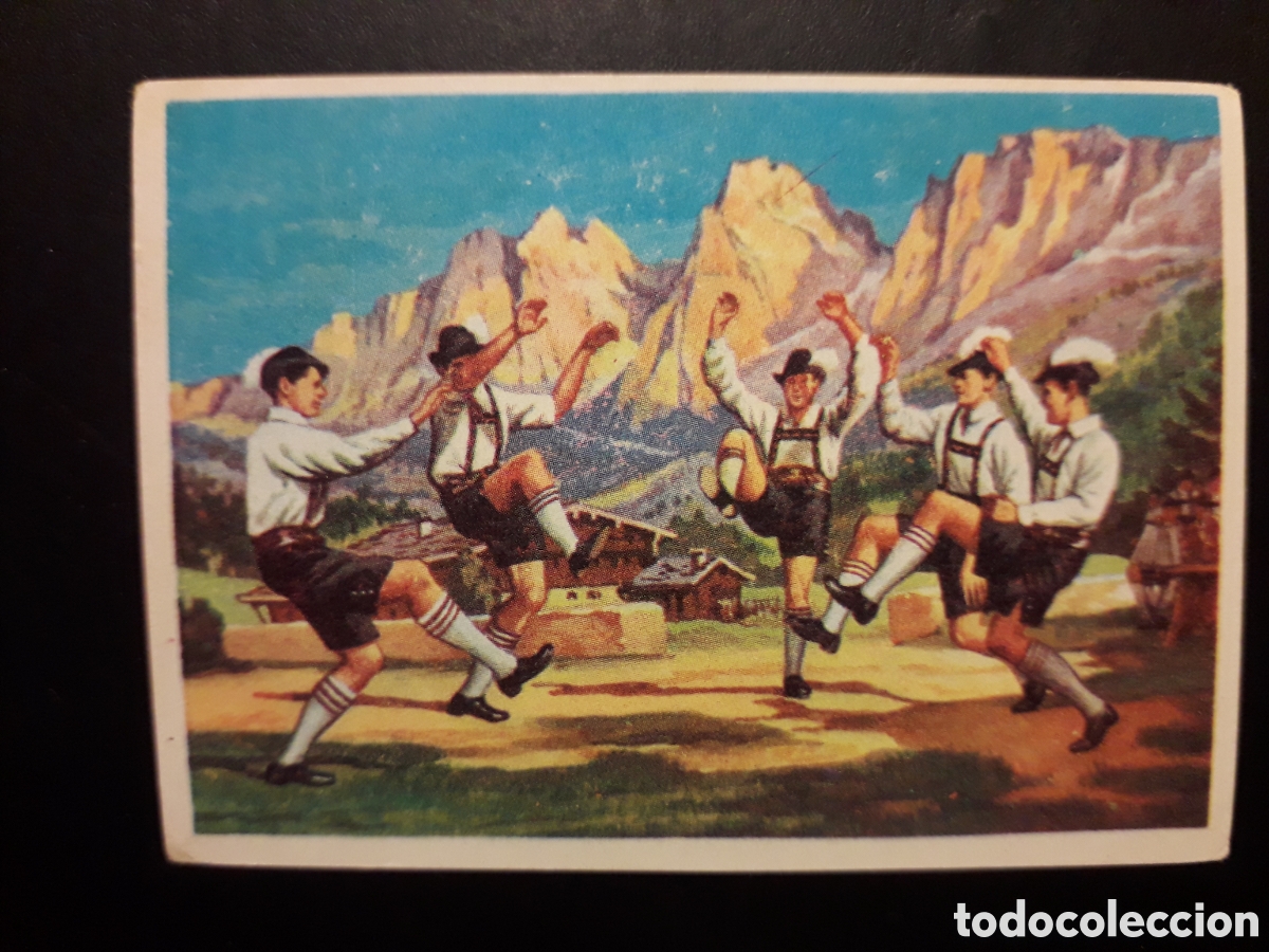Coleccionismo cromos antiguos: DANZA, TIROL, LA VUELTA AL MUNDO CON BIMBO 1966 N&deg; 235 SIN PEGAR, PEDIDO M&Iacute;NIMO 3&euro;