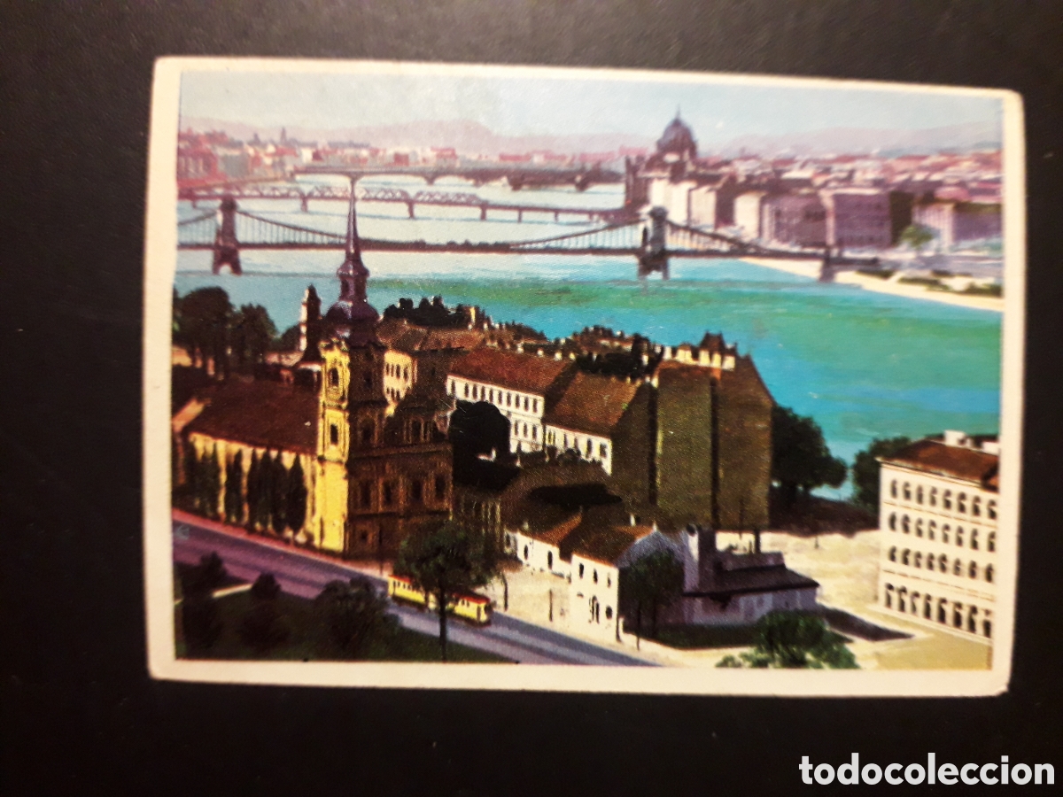 Coleccionismo cromos antiguos: PUENTE, BUDAPEST, HUNGR&Iacute;A, LA VUELTA AL MUNDO CON BIMBO 1966 N&deg; 236 SIN PEGAR, PEDIDO M&Iacute;NIMO 3&euro;