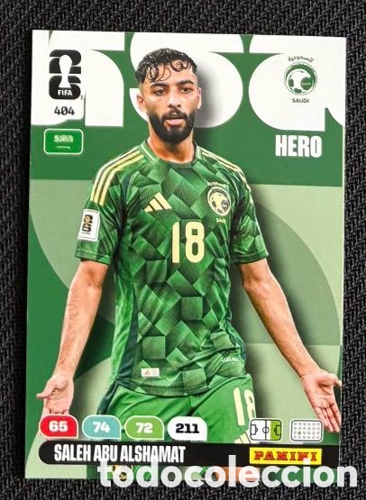 Coleccionismo cromos antiguos: 404 SALEH ABU ARABIA SAUDI FIFA WORLD CUP MUNDIAL 2026