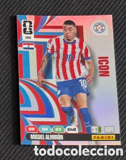 Coleccionismo cromos antiguos: 360 ALMIRON PARAGUAY ICON FIFA WORLD CUP MUNDIAL 2026