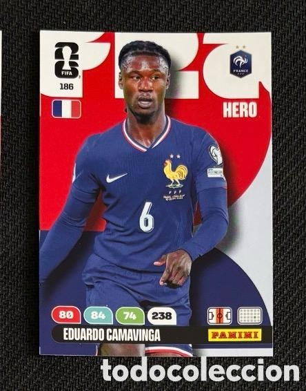 Coleccionismo cromos antiguos: 186 CAMAVINGA FRANCIA FIFA WORLD CUP MUNDIAL 2026