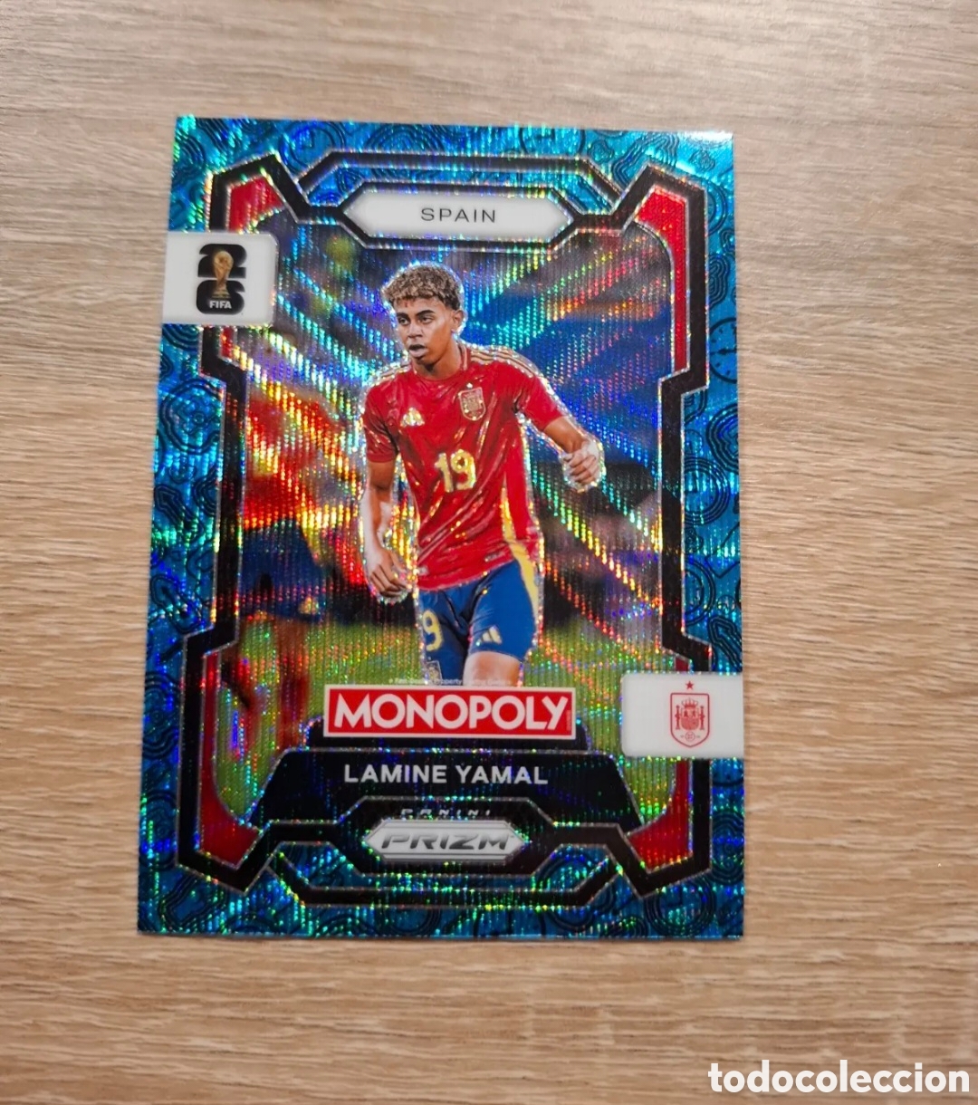 Coleccionismo cromos antiguos: Lamine Yamal Espa&ntilde;a Monopoly Prizm 2026 Mundial