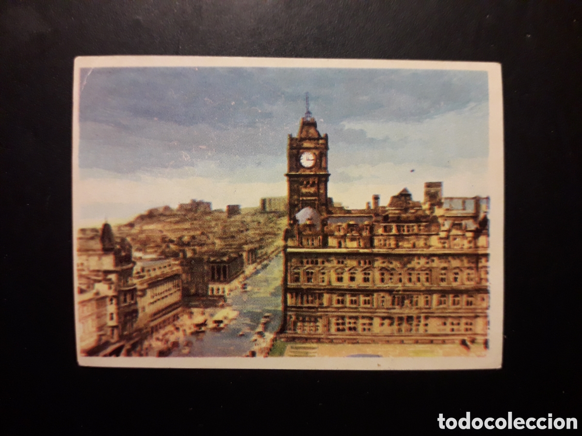Coleccionismo cromos antiguos: EDIMBURGO, LA VUELTA AL MUNDO CON BIMBO 1966 N&deg; 257 SIN PEGAR, PEDIDO M&Iacute;NIMO 3&euro;