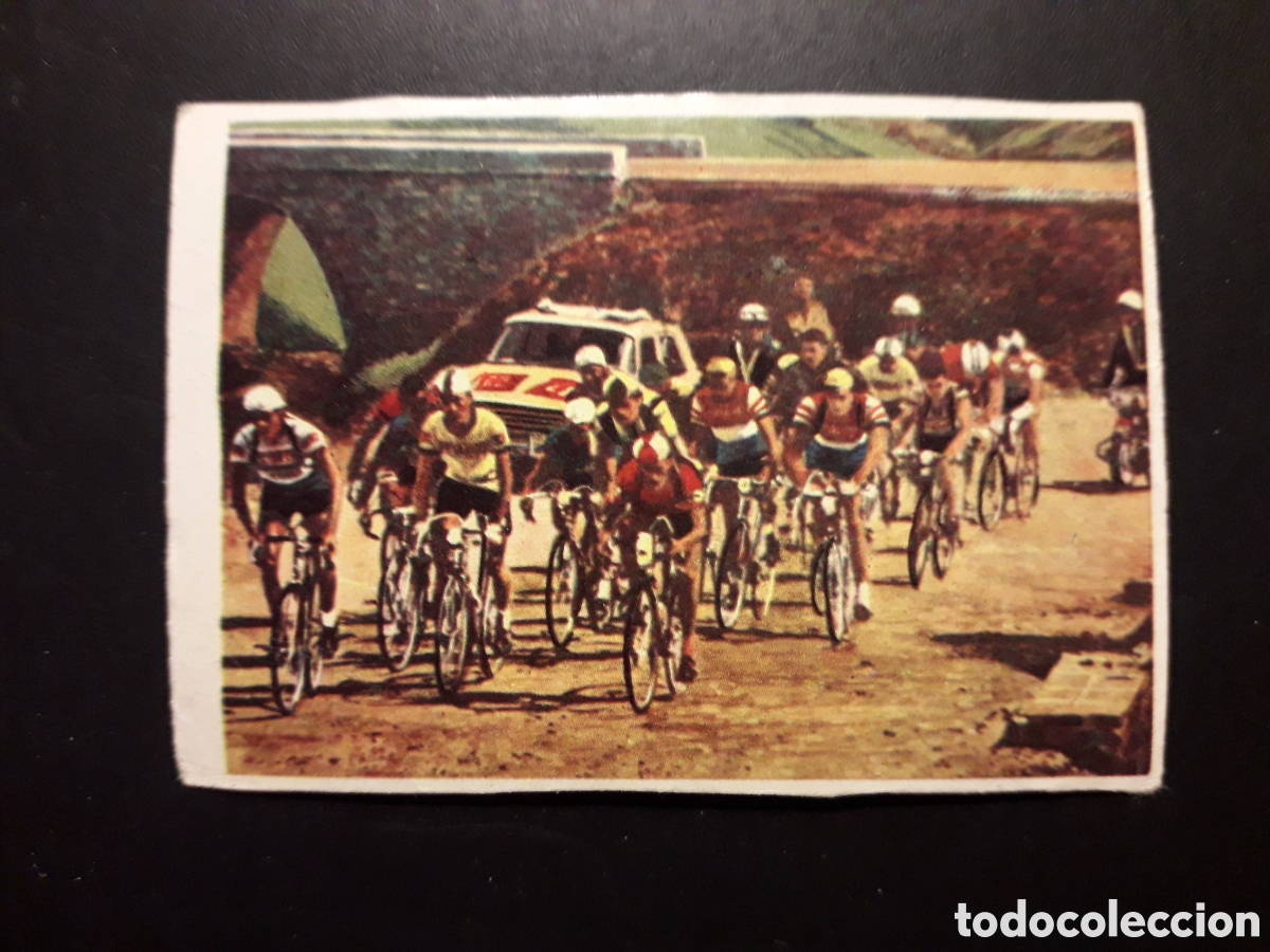 Coleccionismo cromos antiguos: TOUR DE FRANCIA, LA VUELTA AL MUNDO CON BIMBO 1966 N&deg; 268 SIN PEGAR, PEDIDO M&Iacute;NIMO 3&euro;