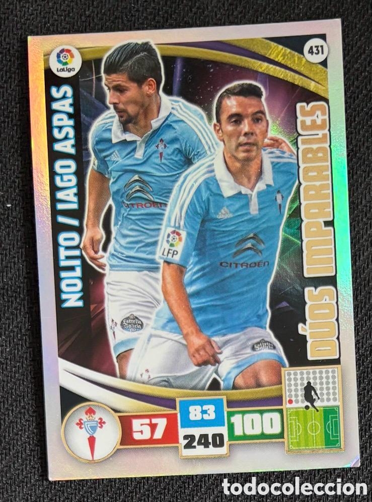 Coleccionismo cromos antiguos: DUOS IMPARABLES CELTA DE VIGO NOLITO ASPAS