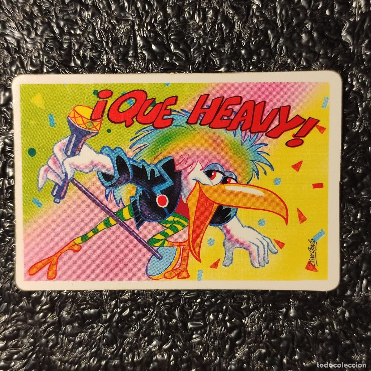 Coleccionismo cromos antiguos: CROMO . PEGUITARJETAS II ** BOLLYCAO ** QUE HEAVY **